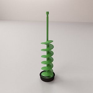 ice augers 3d model
