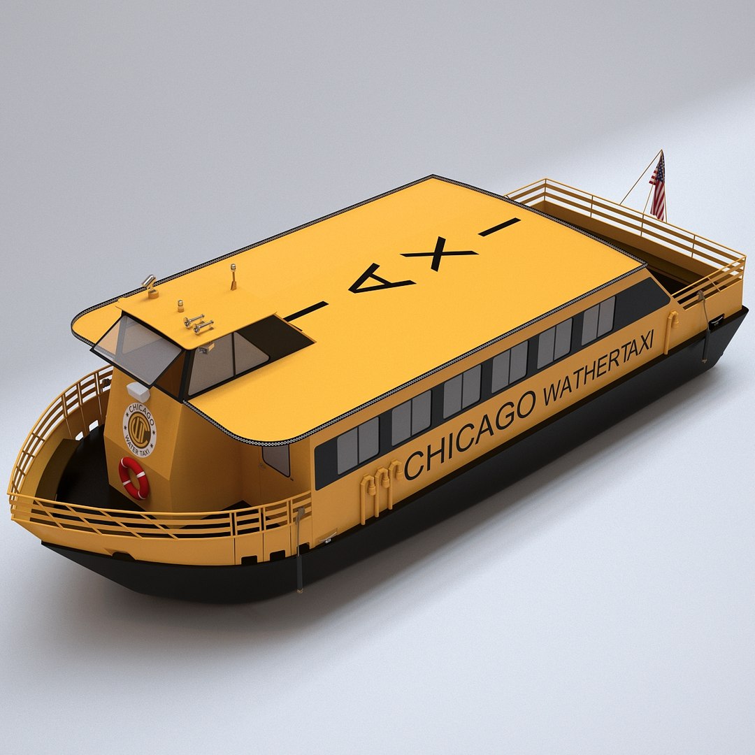 Chicago Water Taxi 3D Model - TurboSquid 1551709