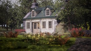 Stone Cottage  33 Assets model