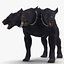 Three-Headed Dog Cerberus Fur Rigged
