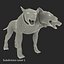 Three-Headed Dog Cerberus Fur Rigged