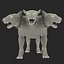 Three-Headed Dog Cerberus Fur Rigged