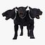 Three-Headed Dog Cerberus Fur Rigged