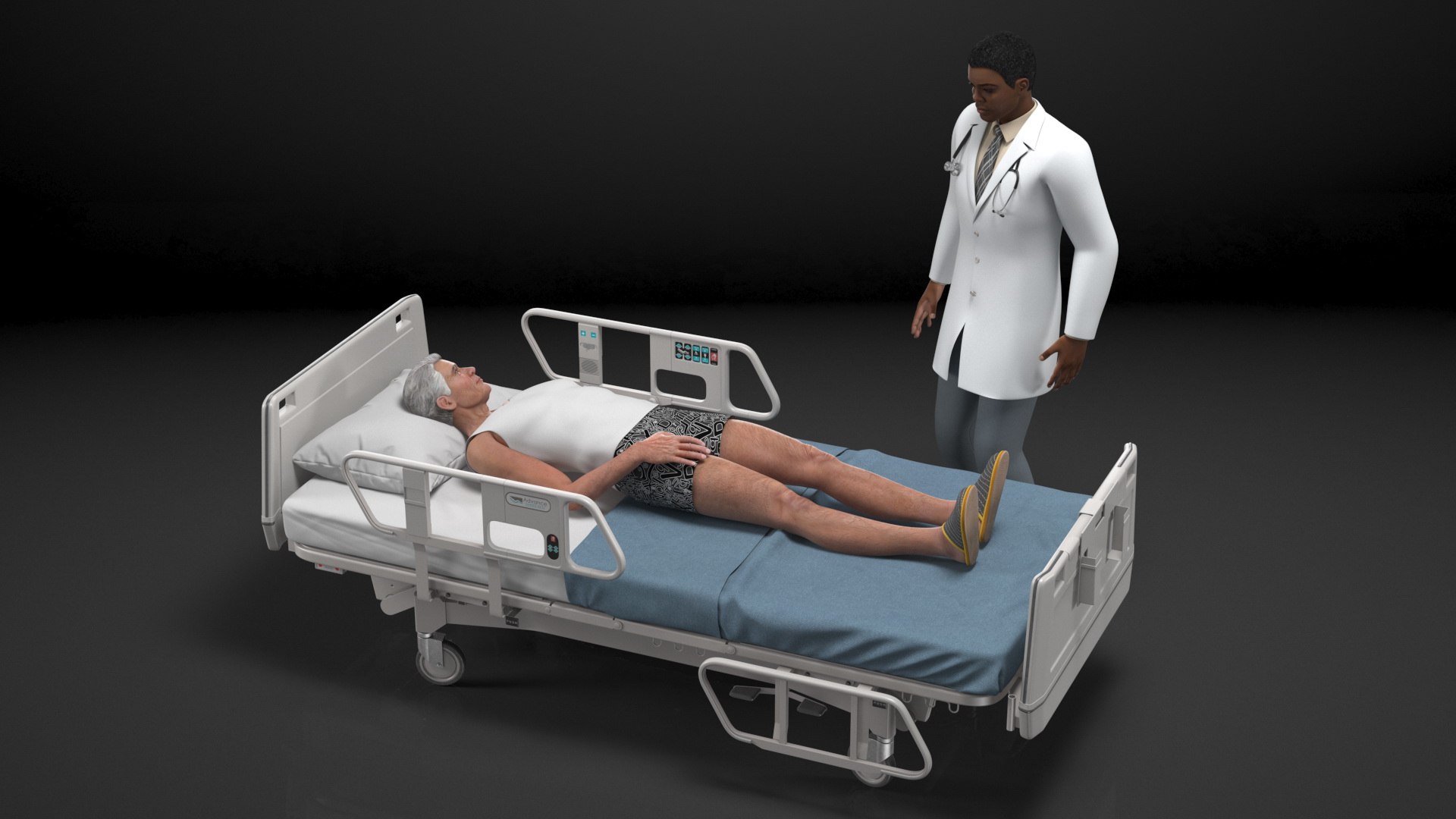 Patient on Hospital Bed And Doctor 3D model https://p.turbosquid.com/ts-thumb/Zo/R4yhjw/aS/patientonhospitalbedanddoctormb3dmodel023/jpg/1643955795/1920x1080/fit_q87/b83222cf001be392b1ac5d33a54b27f79d60bc4b/patientonhospitalbedanddoctormb3dmodel023.jpg