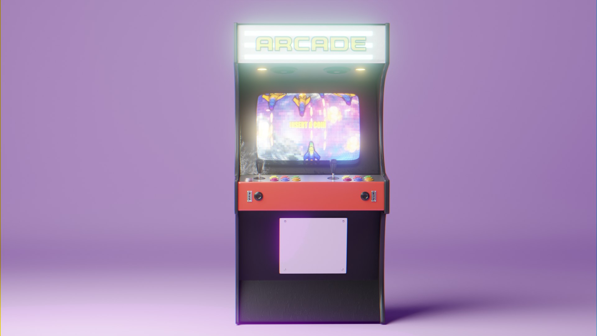 Arcade Machine Fliperama Model - TurboSquid 1722876