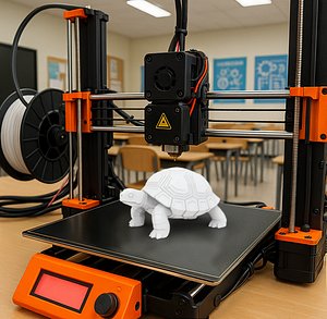 Turtle 3D Print Stylized Animal Model STL 3D print model 3D model