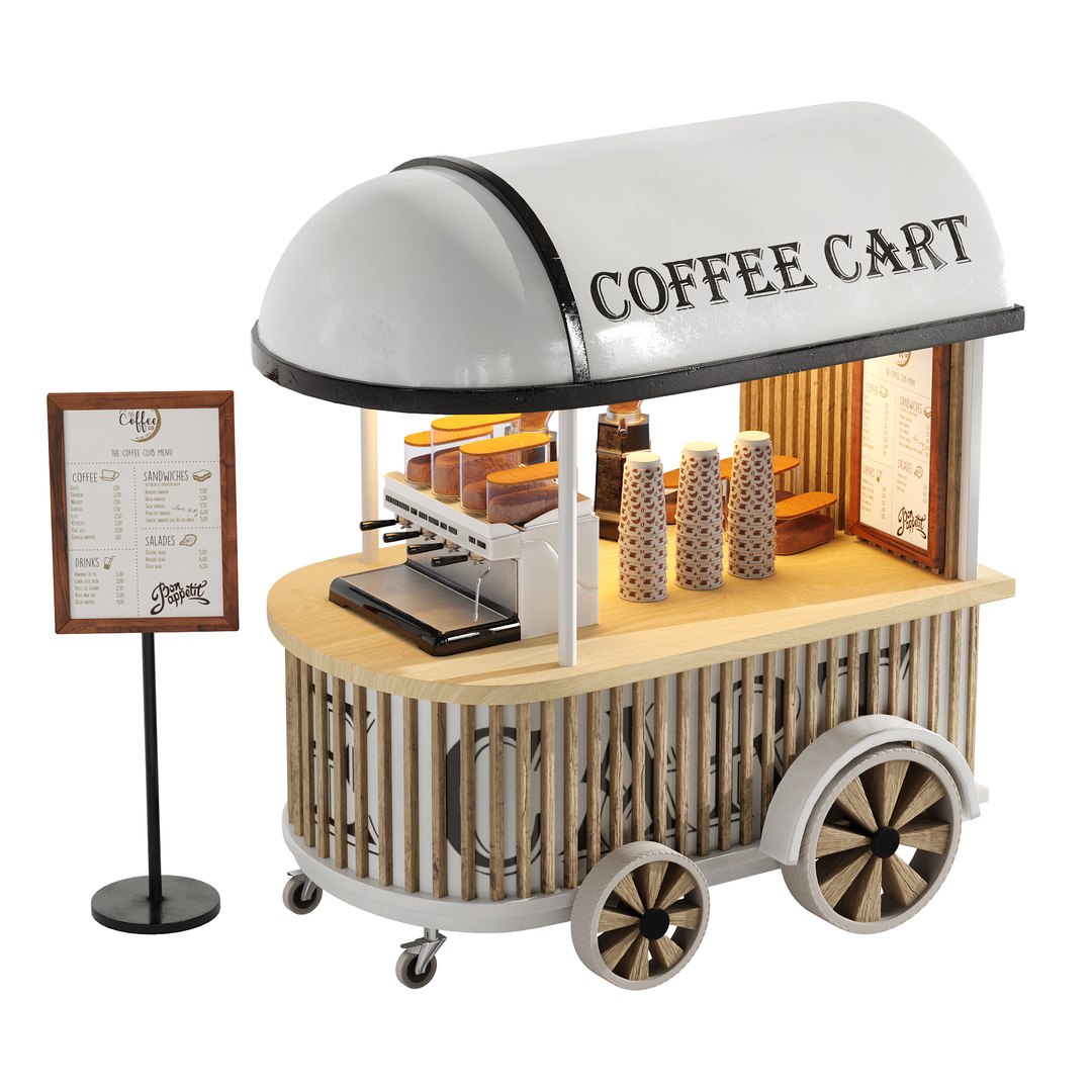 Coffee Cart White set 6 3D model https://p.turbosquid.com/ts-thumb/Zo/XEQuVl/cQ/01__interactivelightmix_view03copy/jpg/1742906412/1920x1080/fit_q87/b3210b71b918e2d4b5c94031e313f733ab4313c2/01__interactivelightmix_view03copy.jpg