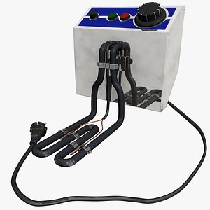 3D deep fryer model