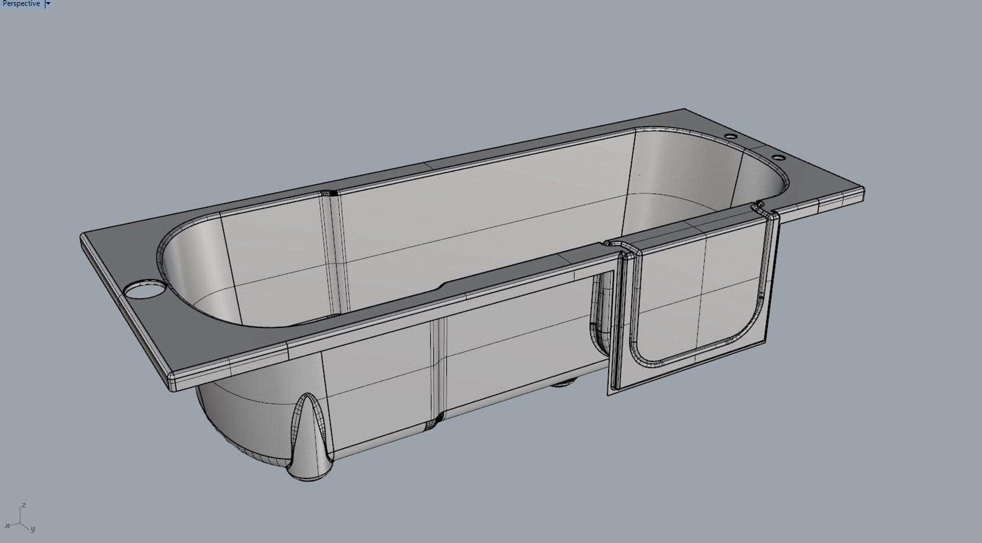 3D Rhino Bath Tub - TurboSquid 1321307