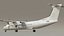White Livery DASH8 SC 3D