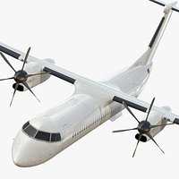 White Livery DASH8 SC
