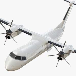 White Livery DASH8 SC