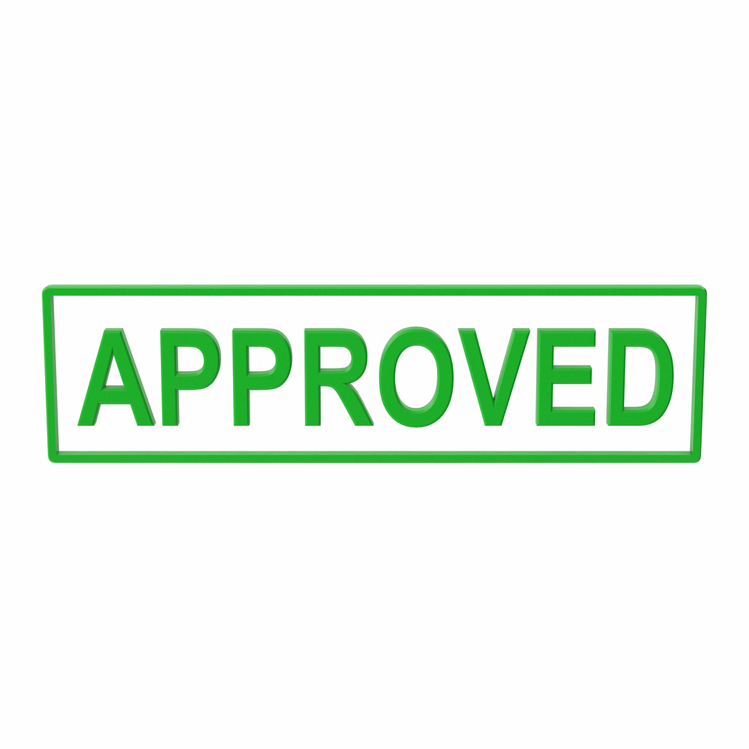 3D Green Approved Stamp https://p.turbosquid.com/ts-thumb/Zo/b5LCNA/yo/p/png/1732516956/1920x1080/turn_fit_q99/16b365e2a44119255c8db752594d110b72ff5c68/p-1.jpg