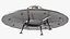 Retro UFO Ship Stand