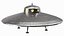 Retro UFO Ship Stand