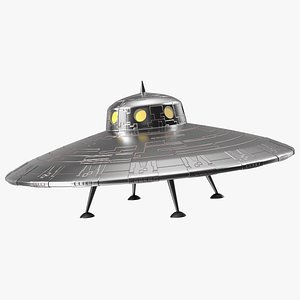 Retro UFO Ship Stand