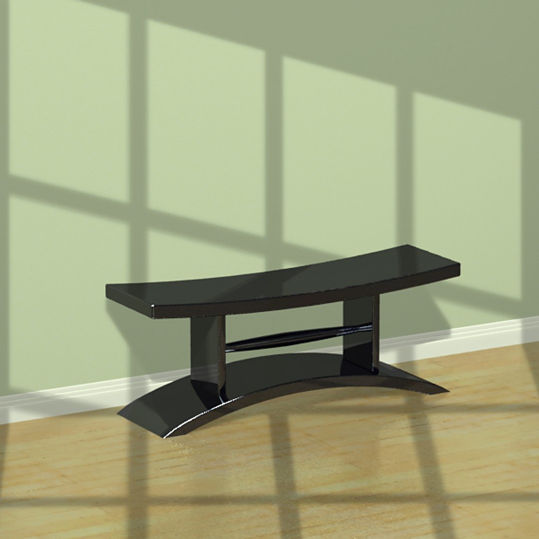 3ds Max Japanese Pod Benches