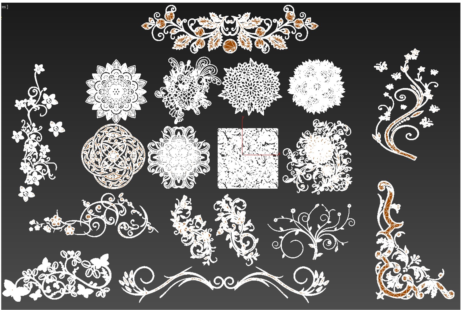 decorative patterns elements 3D https://p.turbosquid.com/ts-thumb/Zo/nLBONu/FcY5dIF6/untitled1/png/1553016482/1920x1080/fit_q87/4690694ab94f2d30479db8408be896d6ab04e2c4/untitled1.jpg