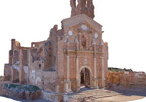 Real Post-War Ruined church