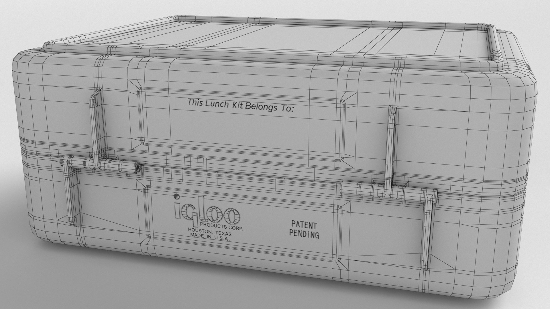 Igloo Lunch Box 3D model - TurboSquid 2000103