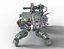 Sci-Fi Heavy Quad Mech Spider