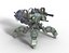 Sci-Fi Heavy Quad Mech Spider
