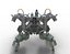 Sci-Fi Heavy Quad Mech Spider
