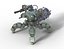 Sci-Fi Heavy Quad Mech Spider