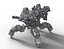 Sci-Fi Heavy Quad Mech Spider
