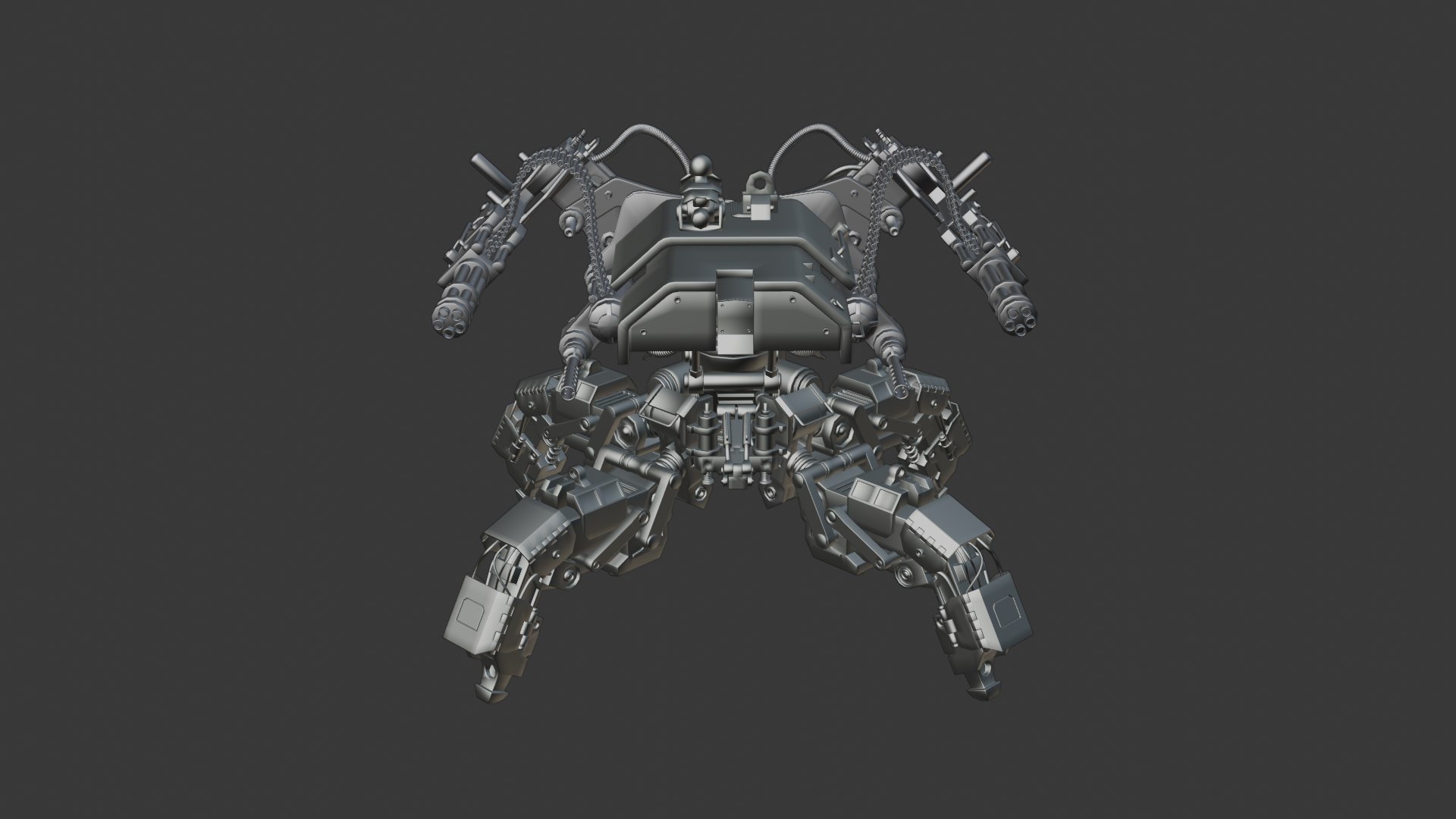 3D model Sci-Fi  Heavy Quad Mech Spider https://p.turbosquid.com/ts-thumb/Zo/vdWHEu/fo/robosecurity11/png/1789301230/1920x1080/fit_q87/4c5104700a1c03ebc6bace5f7c1c1a43b67930fd/robosecurity11.jpg