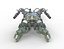 Sci-Fi Heavy Quad Mech Spider