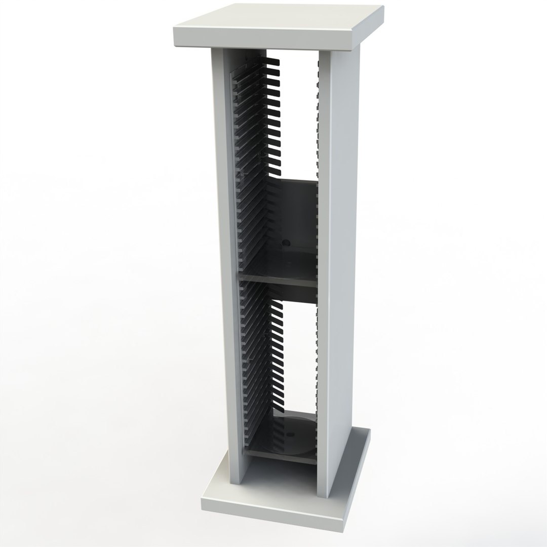 Cd Rack 3d Model