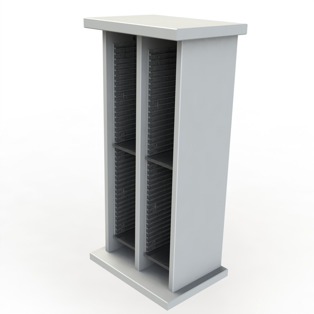 Cd Rack 3d Model