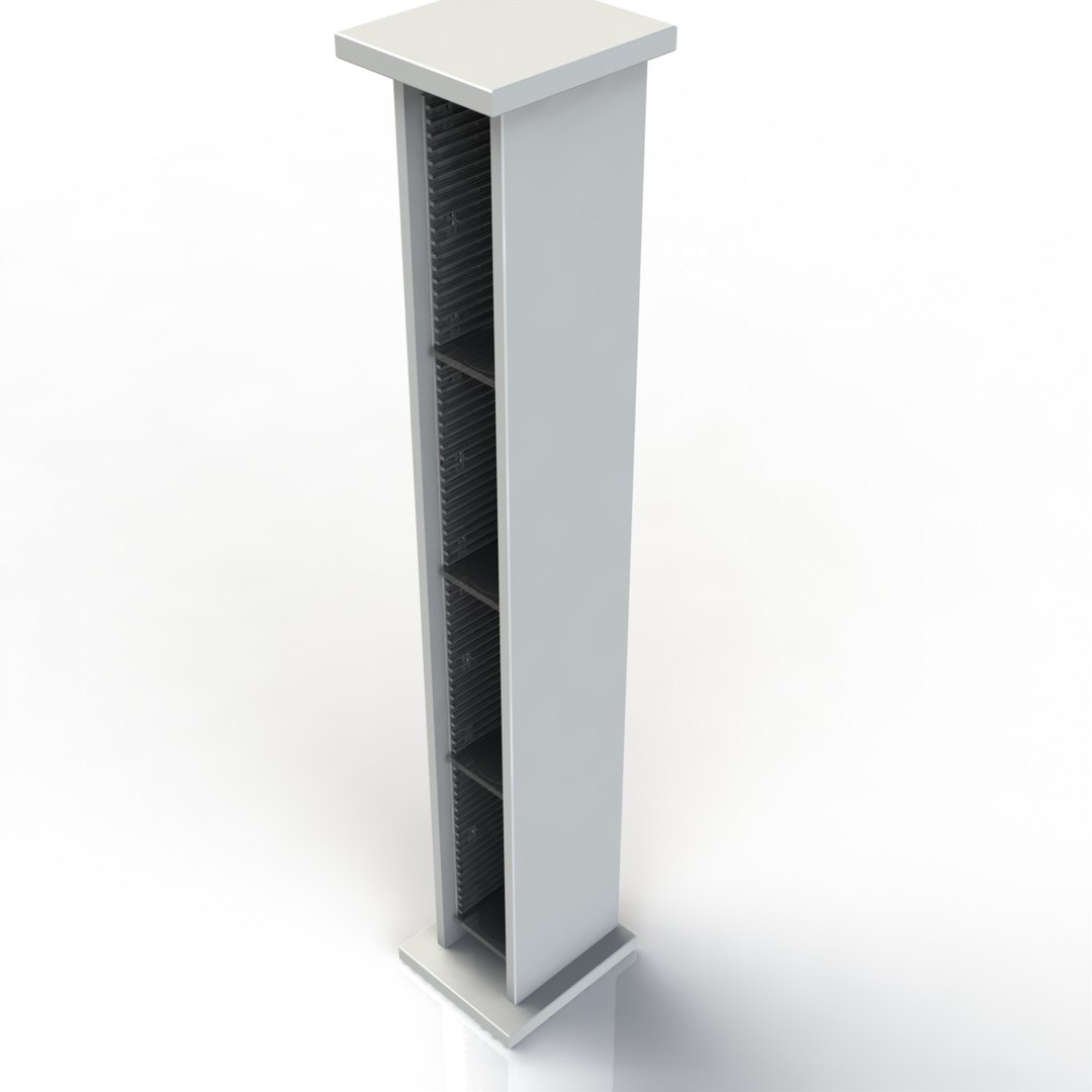 Cd Rack 3d Model
