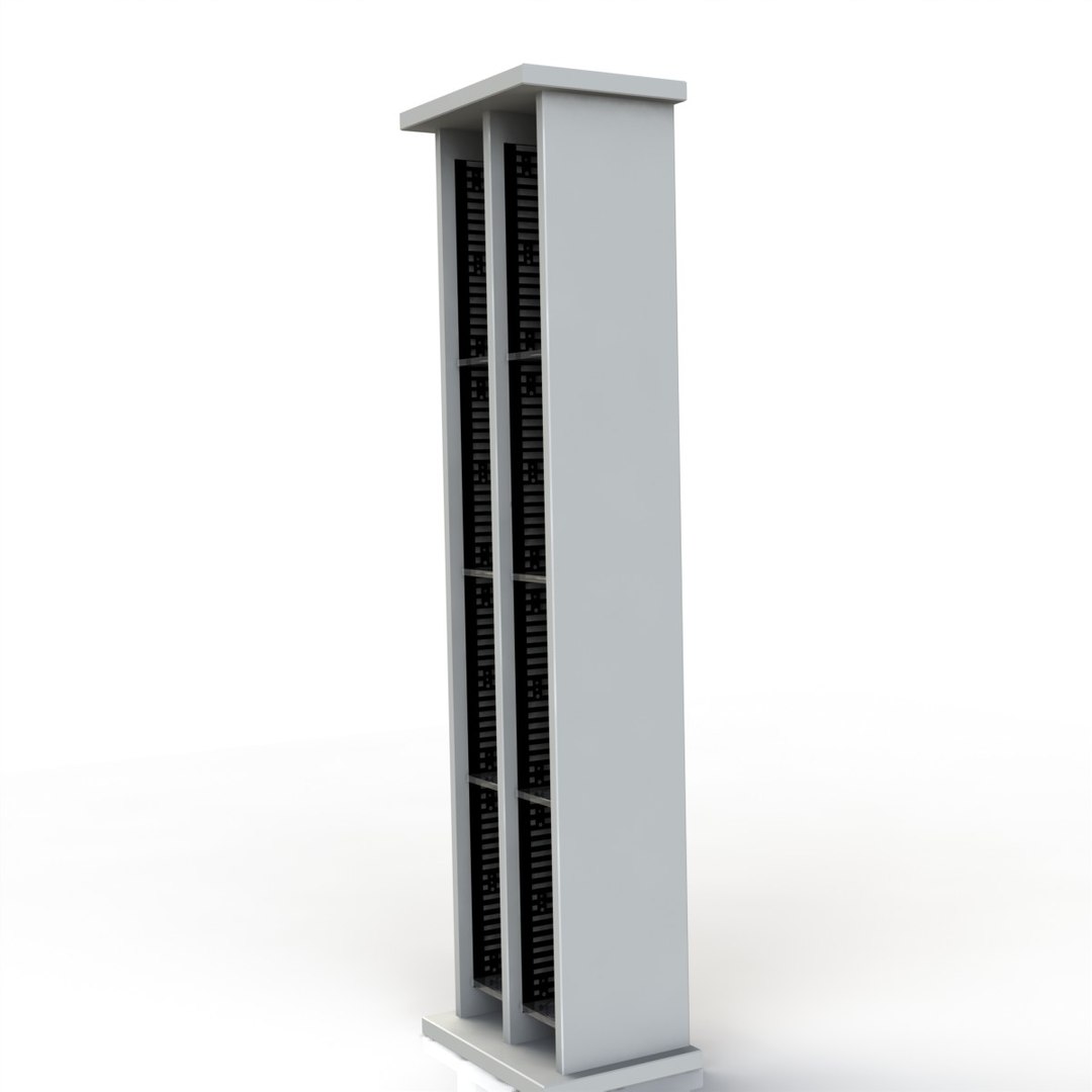 Cd Rack 3d Model