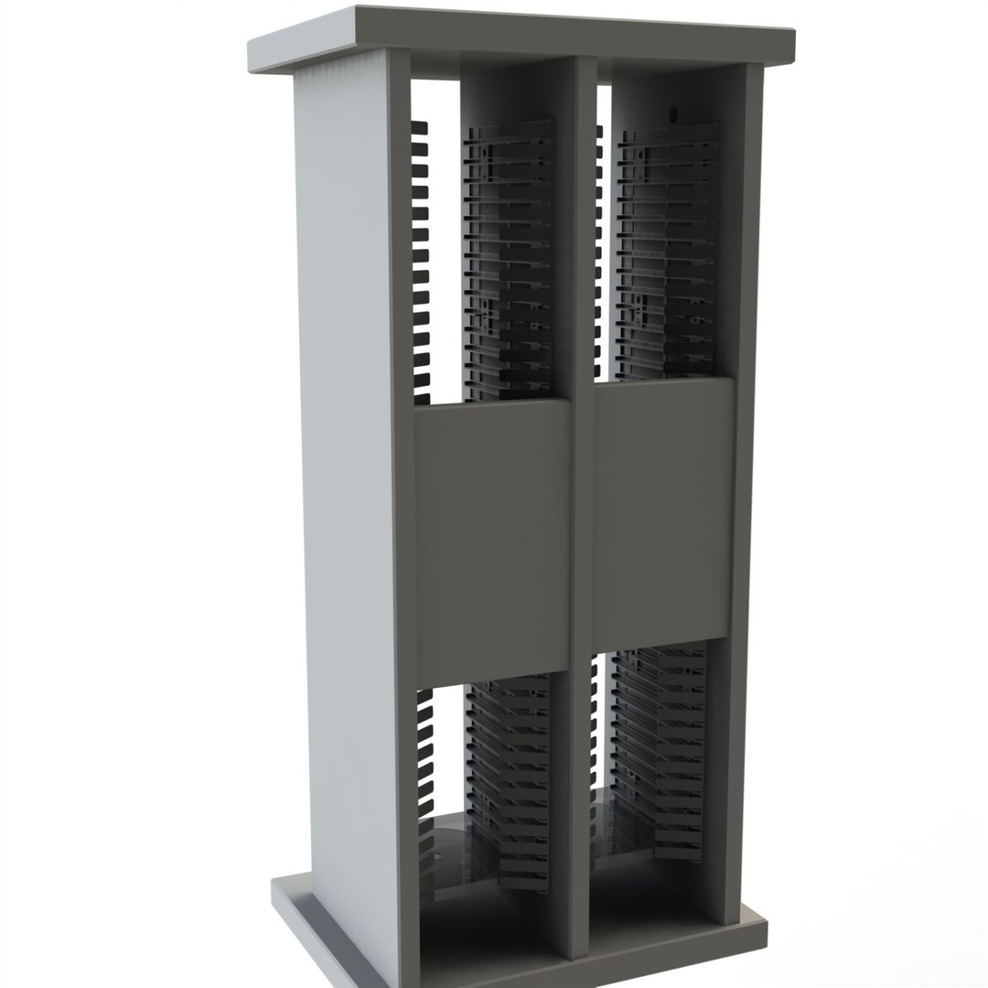 Cd Rack 3d Model