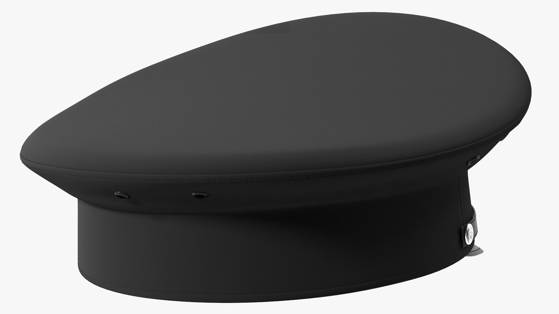3D Model Police Officer Service Cap - TurboSquid 2212264