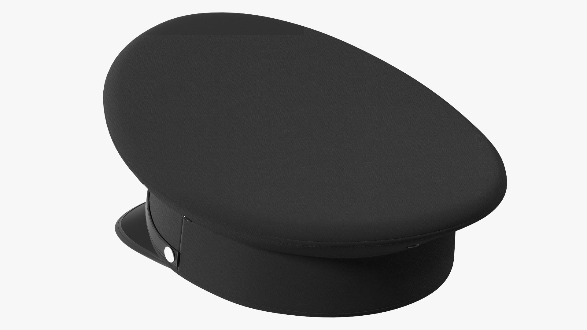 3D Model Police Officer Service Cap - TurboSquid 2212264