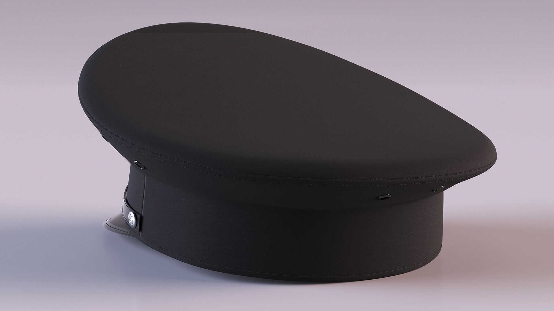 3D Model Police Officer Service Cap - TurboSquid 2212264