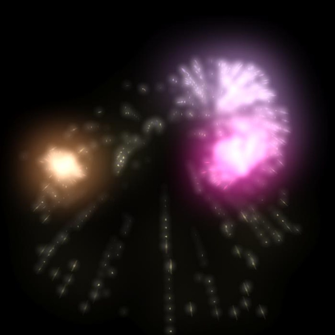 Firework Animation 3d Model