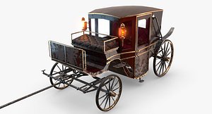 Old wooden carriage