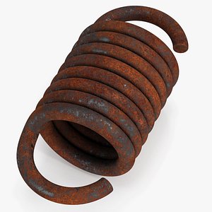 3D Thick Spring Rusty