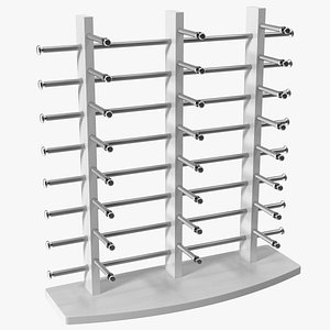 3D model White Glasses Display