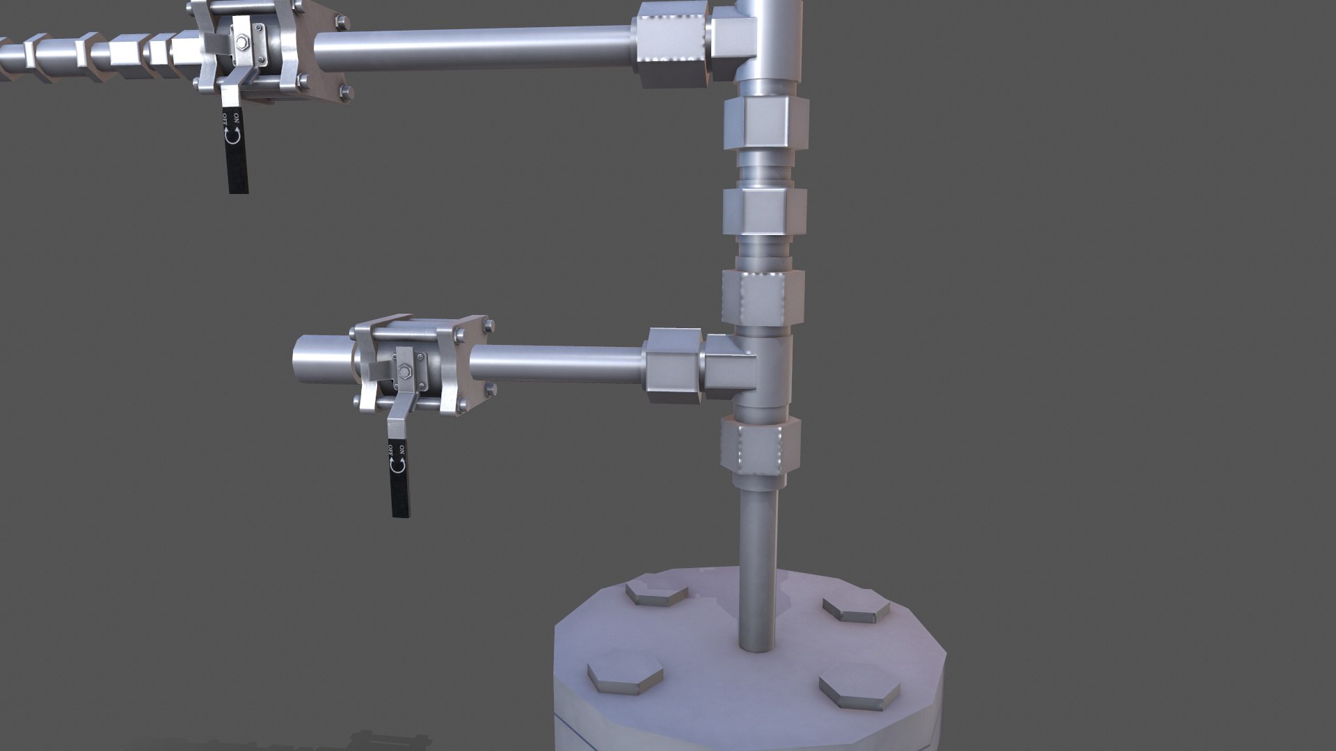Meter And Small Valve 3D - TurboSquid 2288574