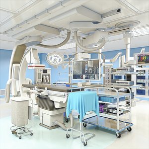 hospital operating room 3D model