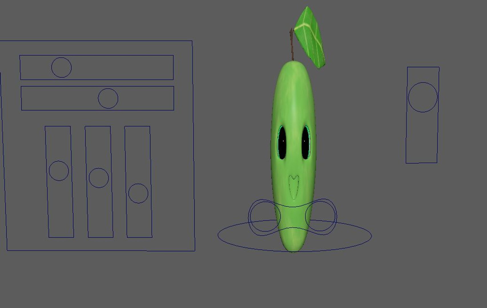 3D Model Green Character Rig - TurboSquid 1313086