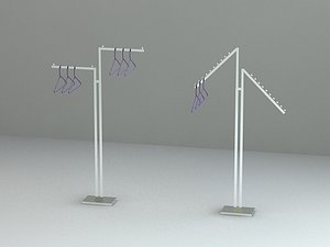 2 double arm clothing 3d 3ds