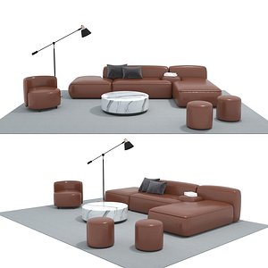 Leather sofa set11 model