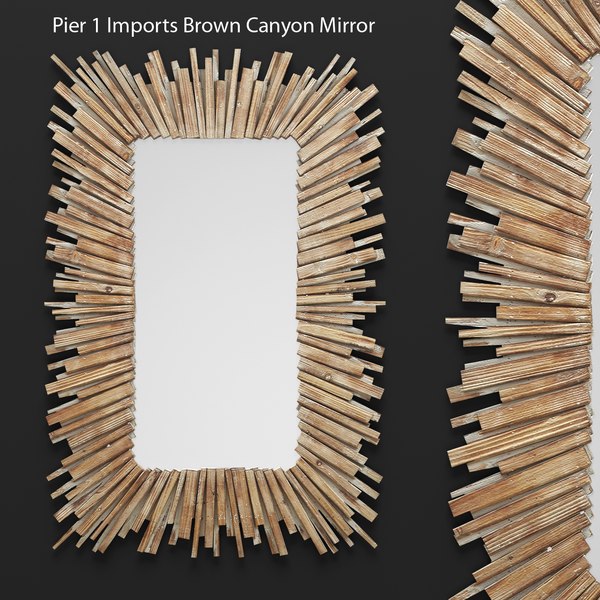 modelo 3d Mirror Pier 1 Importaciones Canyon - TurboSquid 1030573