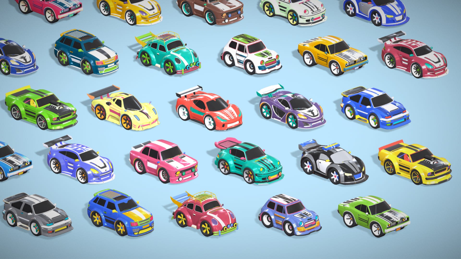Tiny Sports Car Pack - 66 Low Poly Cute Toon Style Mini Racing Cars Chibi Style 3D https://p.turbosquid.com/ts-thumb/Zp/OdG8S2/w9/3/jpg/1757915696/1920x1080/fit_q87/a4cfb6f3364c165e23292f673e100f48a1f3efe4/3.jpg